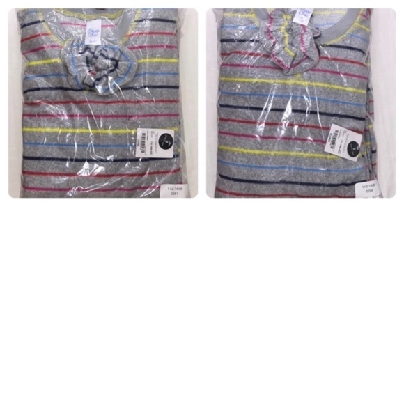 New Womens 2 Pc PJ Set with Matching Scrunchie - Picture 4 of 13